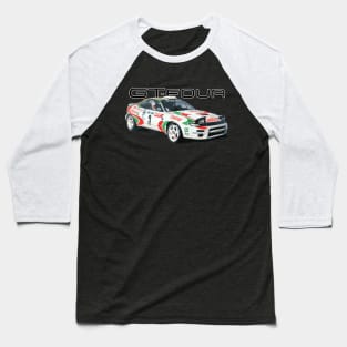 Toyota Celica Turbo 4WD Carlos Sainz Monte Carlo World Rally Car Baseball T-Shirt